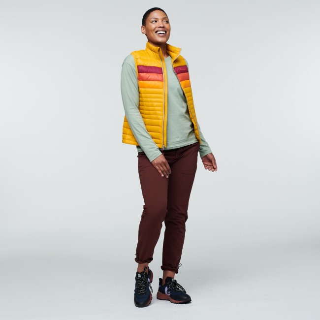 New Amber Stripes Fuego Daunenweste Damen Cotopaxi