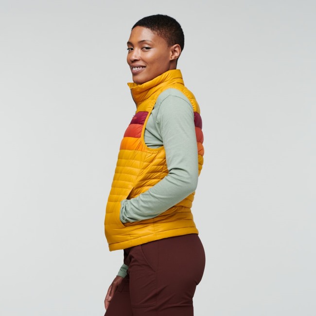 New Amber Stripes Fuego Daunenweste Damen Cotopaxi