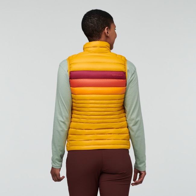 New Amber Stripes Fuego Daunenweste Damen Cotopaxi