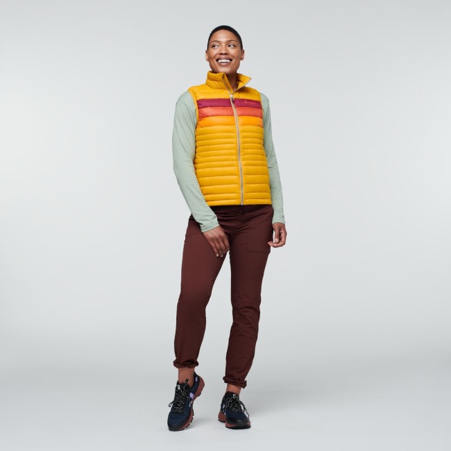 New Amber Stripes Fuego Daunenweste Damen Cotopaxi