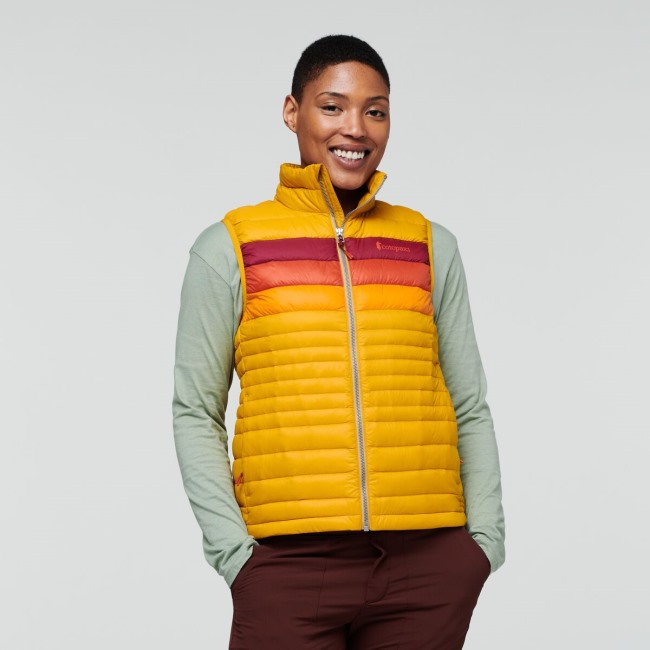 New Amber Stripes Fuego Daunenweste Damen Cotopaxi