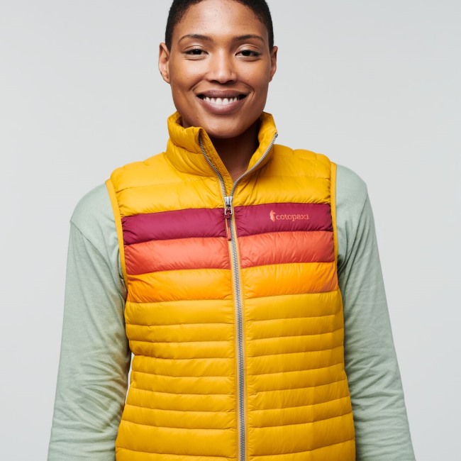 New Amber Stripes Fuego Daunenweste Damen Cotopaxi