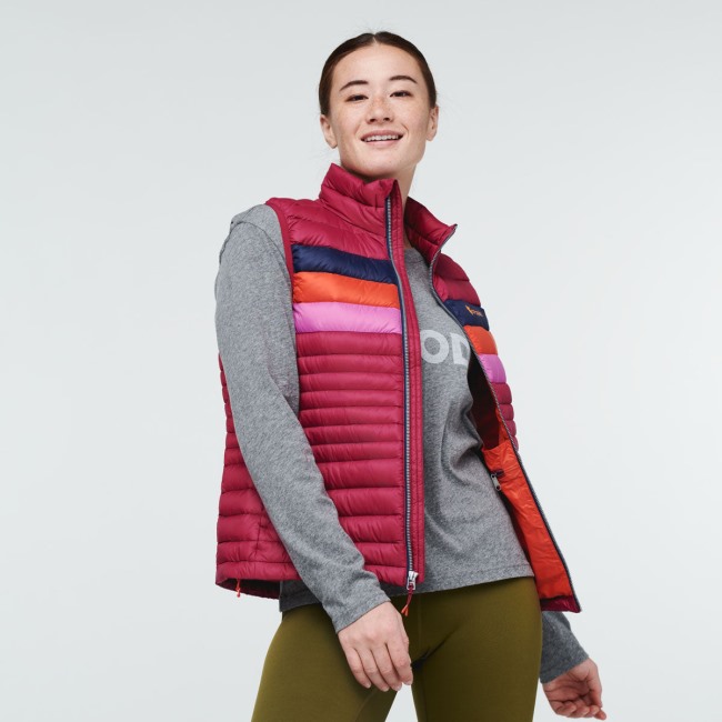 Fuego Daunenweste Damen Cotopaxi Kollektion Himbeere