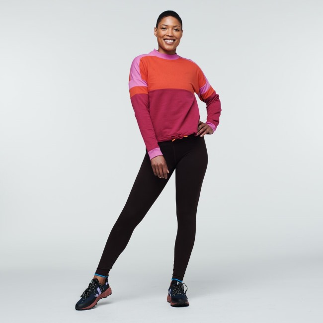 Cotopaxi Bandera Sweatshirt Damen Canyon-himbeere Neu