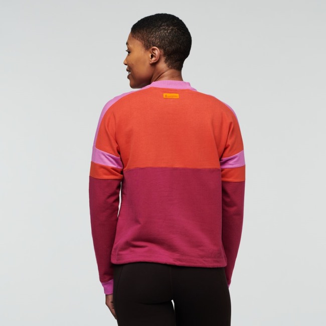 Cotopaxi Bandera Sweatshirt Damen Canyon-himbeere Neu