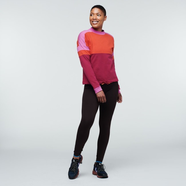 Cotopaxi Bandera Sweatshirt Damen Canyon-himbeere Neu