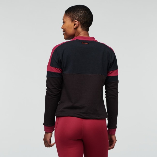 Cotopaxi Bandera Sweatshirt Damenmode Black-cavern