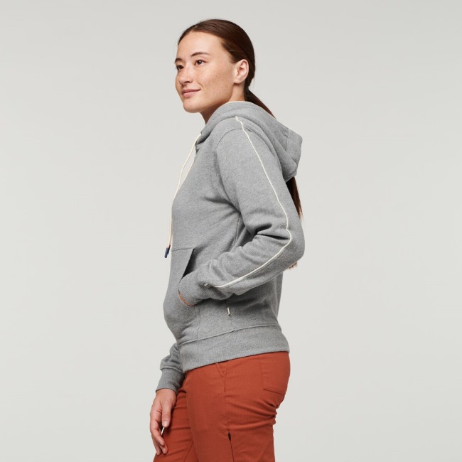Heather Grey Cotopaxi Do Good Bio-Hoodie Mit Durchgehendem Reißverschluss Damenkollektionen