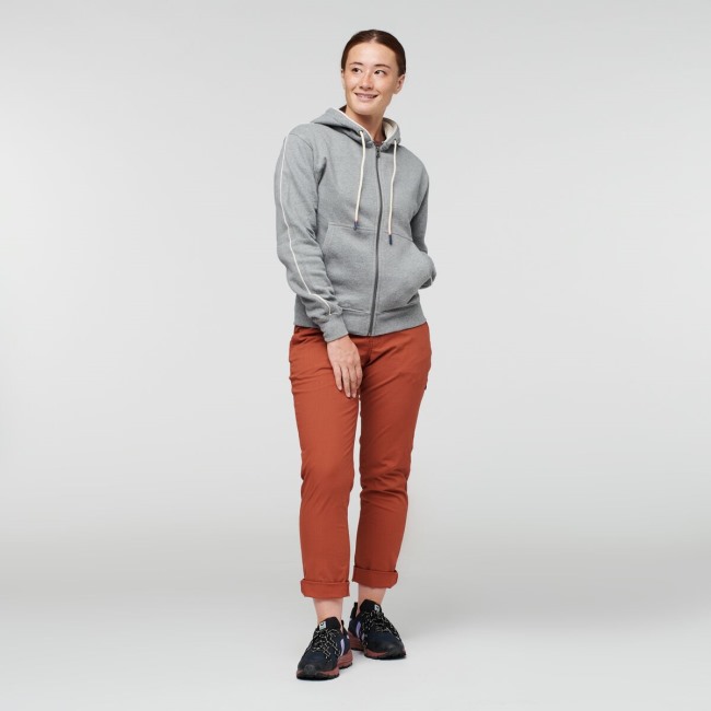 Heather Grey Cotopaxi Do Good Bio-Hoodie Mit Durchgehendem Reißverschluss Damenkollektionen