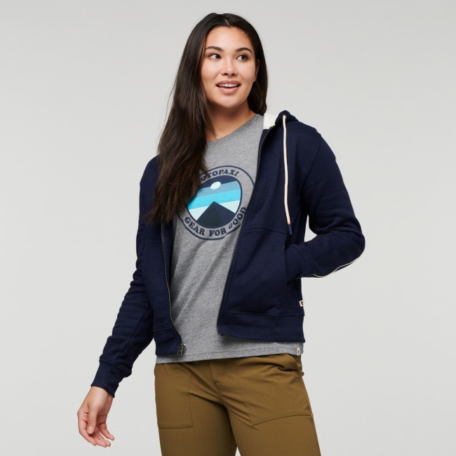 Maritime Herkunft Cotopaxi Do Good Bio-Hoodie Mit Durchgehendem Reißverschluss Für Damen