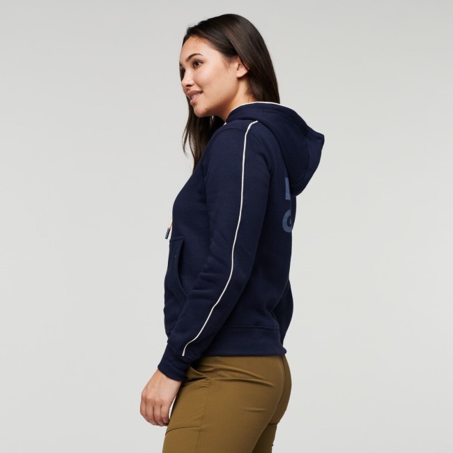 Maritime Herkunft Cotopaxi Do Good Bio-Hoodie Mit Durchgehendem Reißverschluss Für Damen