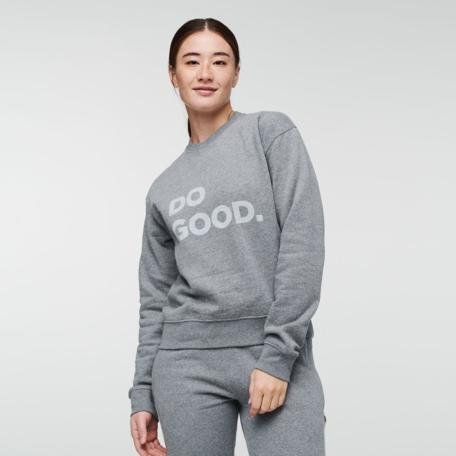 Grau Meliert Do Good Crew Sweatshirt Damen Cotopaxi Marke