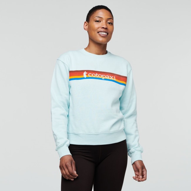 Fashion Ice Cotopaxi On The Horizon Organisches Rundes Sweatshirt Damen