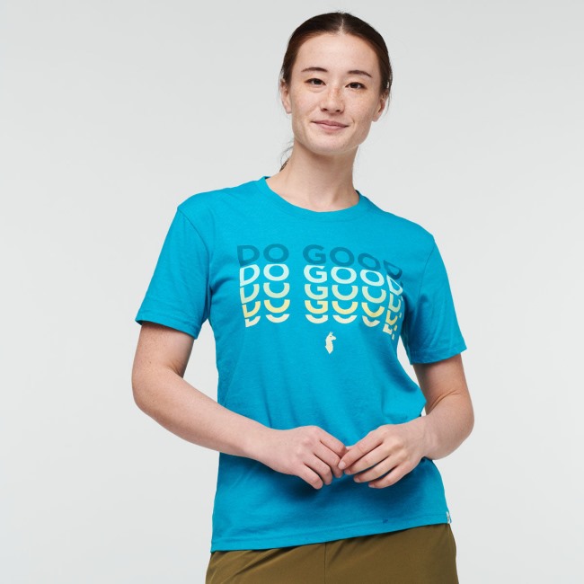 Do Good Repeat T-shirt Damen Cotopaxi Origin Mineral Blue