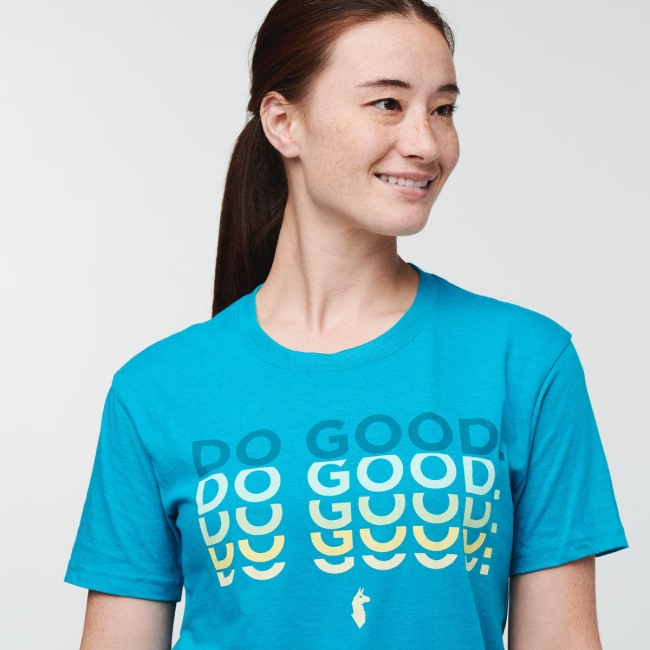 Do Good Repeat T-shirt Damen Cotopaxi Origin Mineral Blue