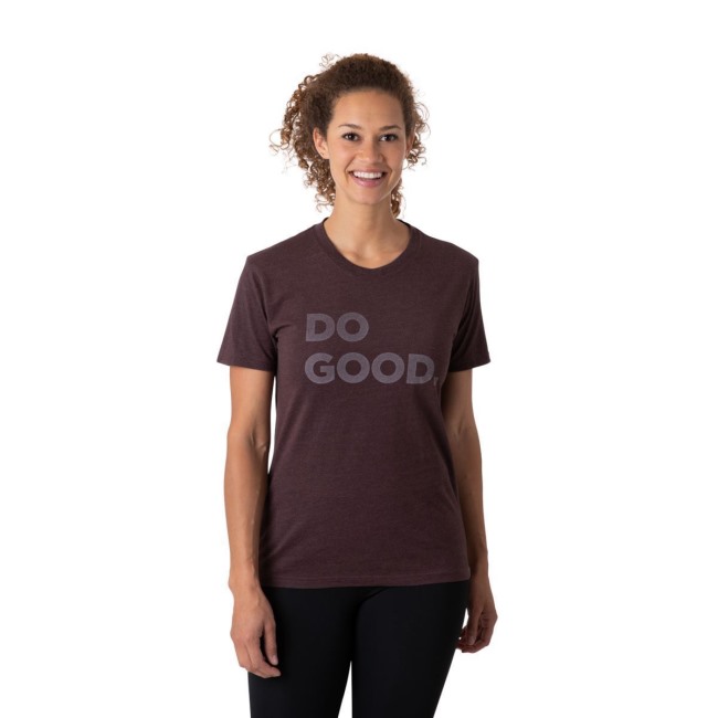 Do Good T-shirt Damen Schwarz Iris Marke Cotopaxi