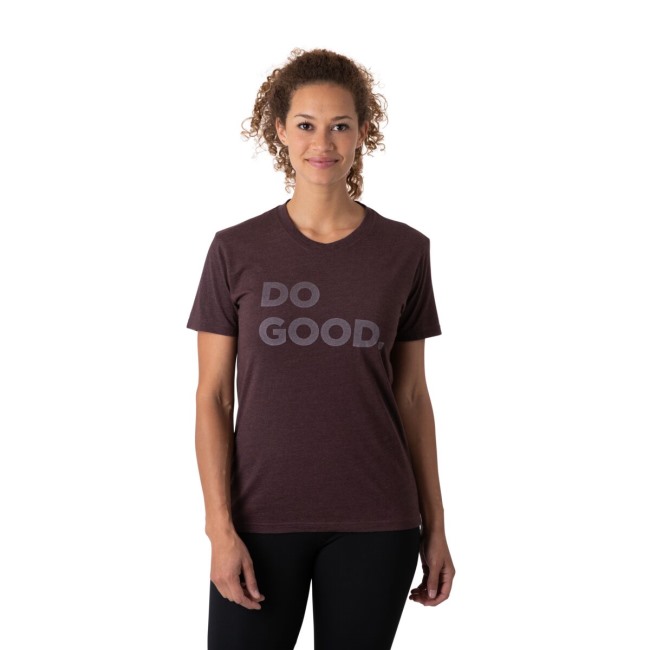 Do Good T-shirt Damen Schwarz Iris Marke Cotopaxi
