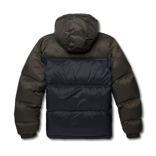 Solazo Daunenjacke Mit Kapuze Herren Cotopaxi Marke Eisen-schwarz
