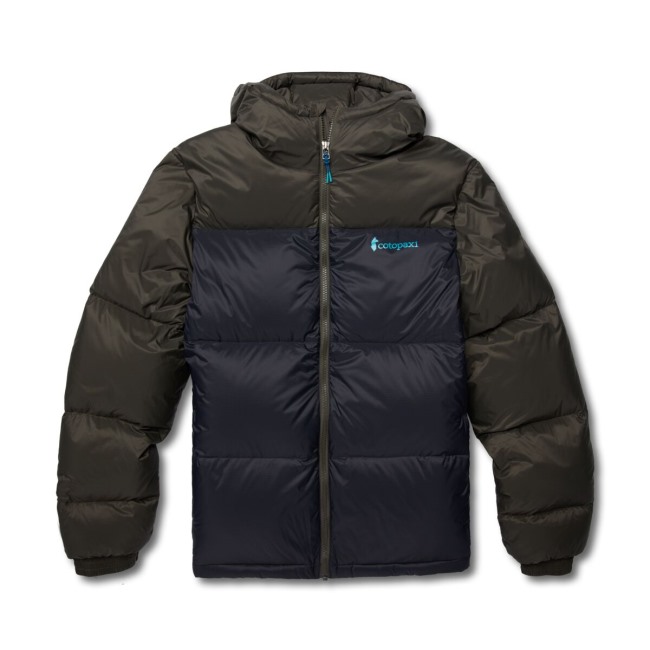 Solazo Daunenjacke Mit Kapuze Herren Cotopaxi Marke Eisen-schwarz