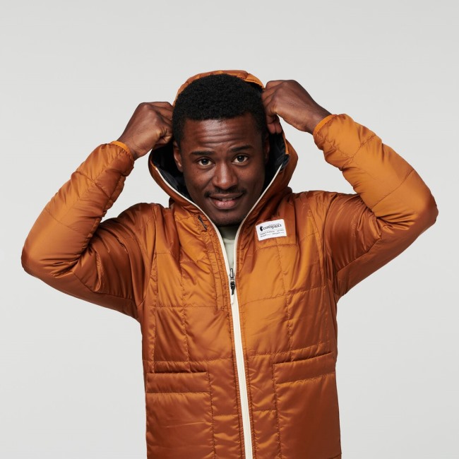 Space Station Original Cotopaxi Teak Warme Kapuzenjacke Herren