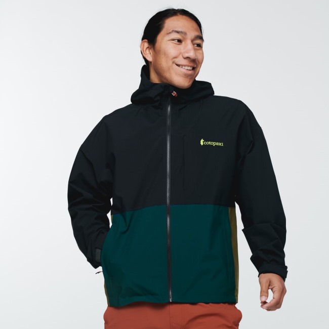 Schwarze Heiße Cielo Regenjacke Herren Cotopaxi