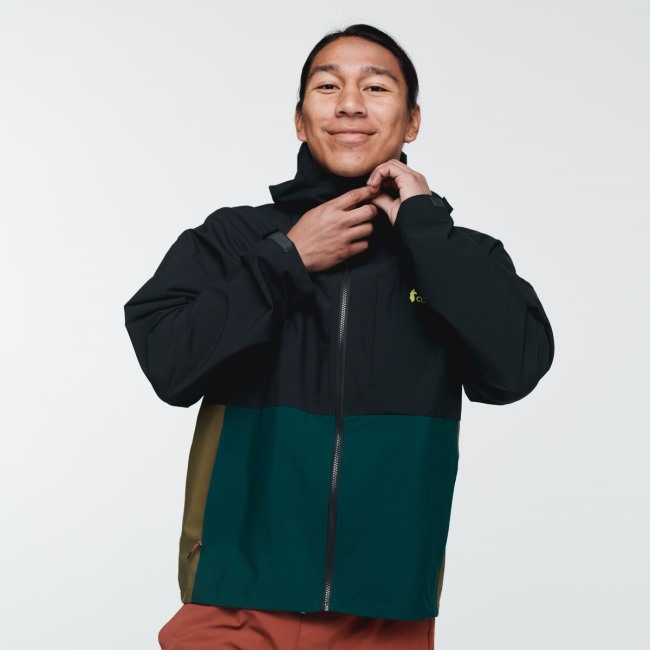 Schwarze Heiße Cielo Regenjacke Herren Cotopaxi