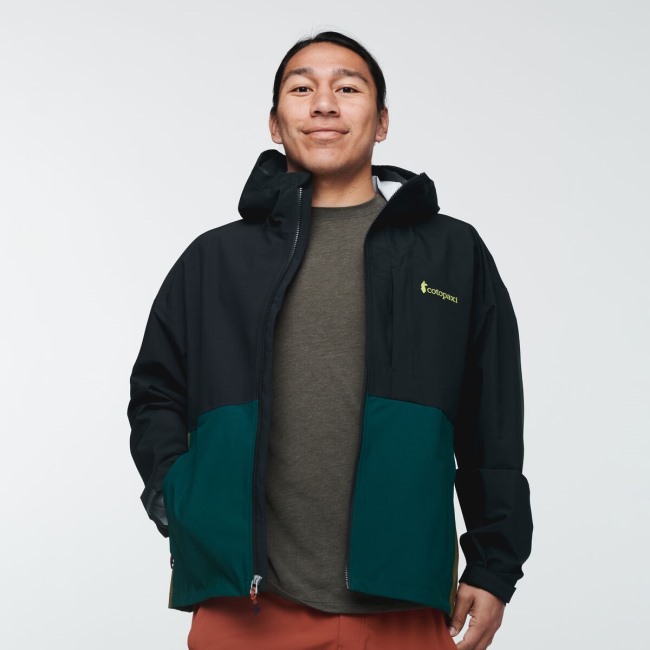 Schwarze Heiße Cielo Regenjacke Herren Cotopaxi