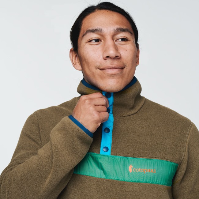 Teca Fleece Pullover Herren Neu Cotopaxi Nachwachsen