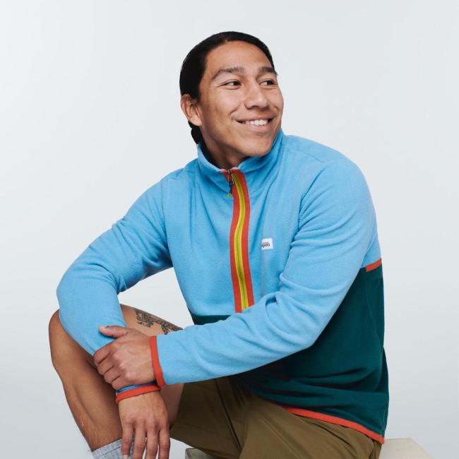 Amado Fleece Herrenmode River-deep Ocean Cotopaxi