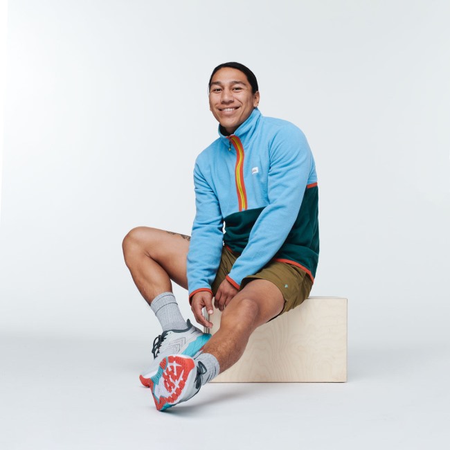 Amado Fleece Herrenmode River-deep Ocean Cotopaxi