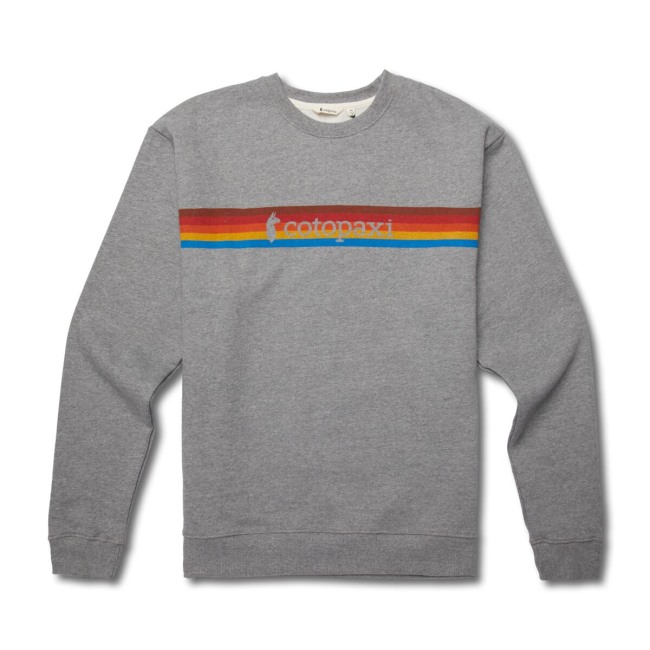 Origins Cotopaxi Heather Grey On The Horizon Bio-Sweatshirt Mit Rundhalsausschnitt Herren