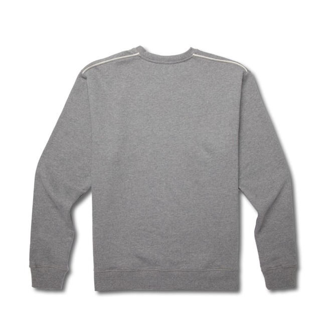 Origins Cotopaxi Heather Grey On The Horizon Bio-Sweatshirt Mit Rundhalsausschnitt Herren