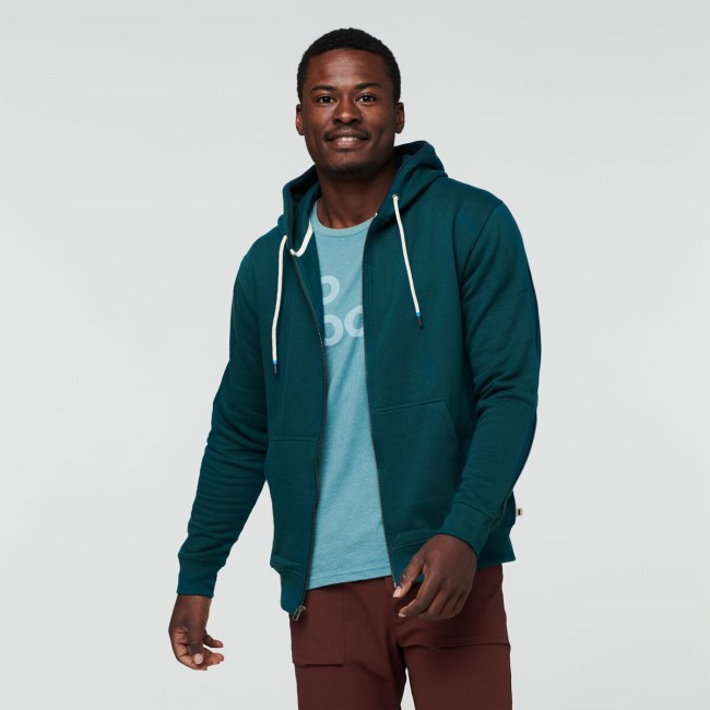 Marken Deep Ocean Cotopaxi Machen Gute Organische Full-Zip-Hoodie-Männer