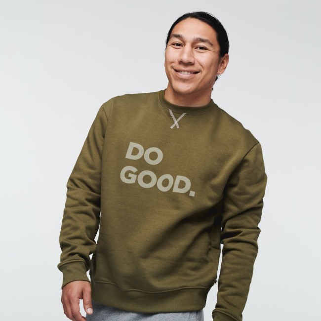 Do Good Crew Sweatshirt Herren Eiche Cotopaxi Neu