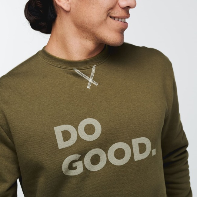 Do Good Crew Sweatshirt Herren Eiche Cotopaxi Neu