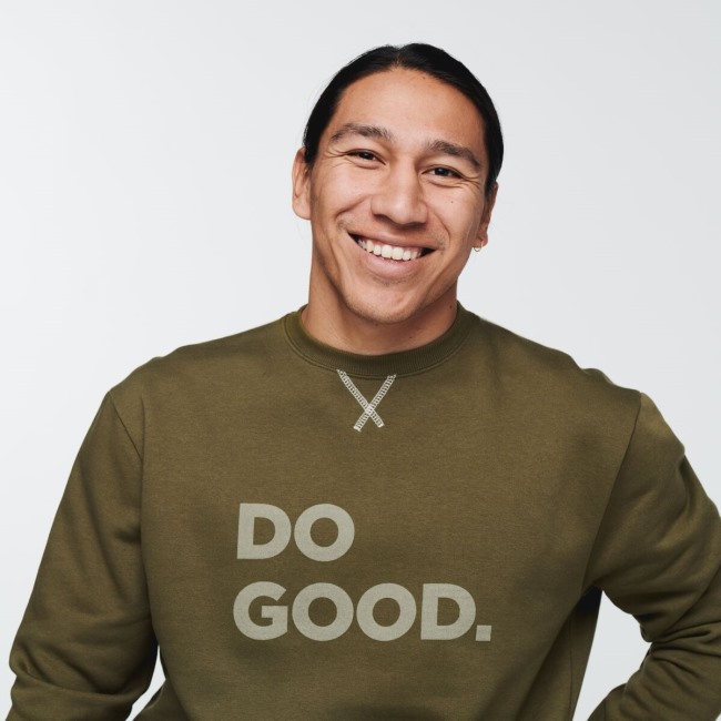 Do Good Crew Sweatshirt Herren Eiche Cotopaxi Neu