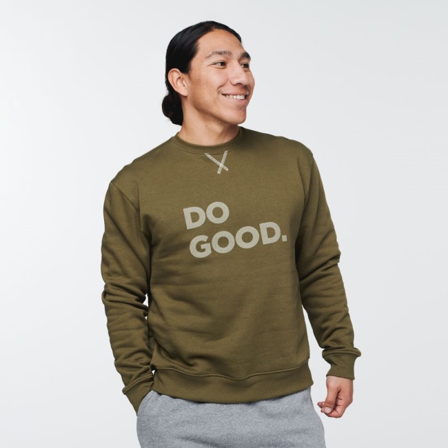 Do Good Crew Sweatshirt Herren Eiche Cotopaxi Neu
